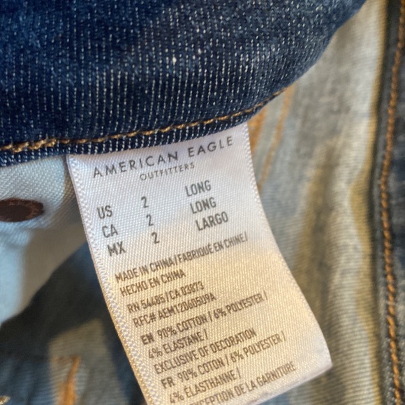 American Eagle - The Lu(x)e Hi Rise Jeggings. Size 2 Long. - Picture 3 of 3